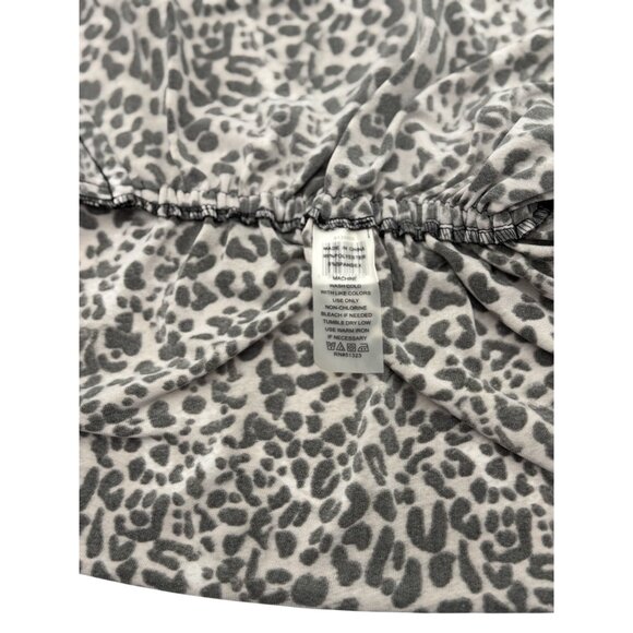 Vicente Camuto Size XS Womens Leopard Print Ruched Sleeveless Stretchy Fabric - Picture 7 of 12